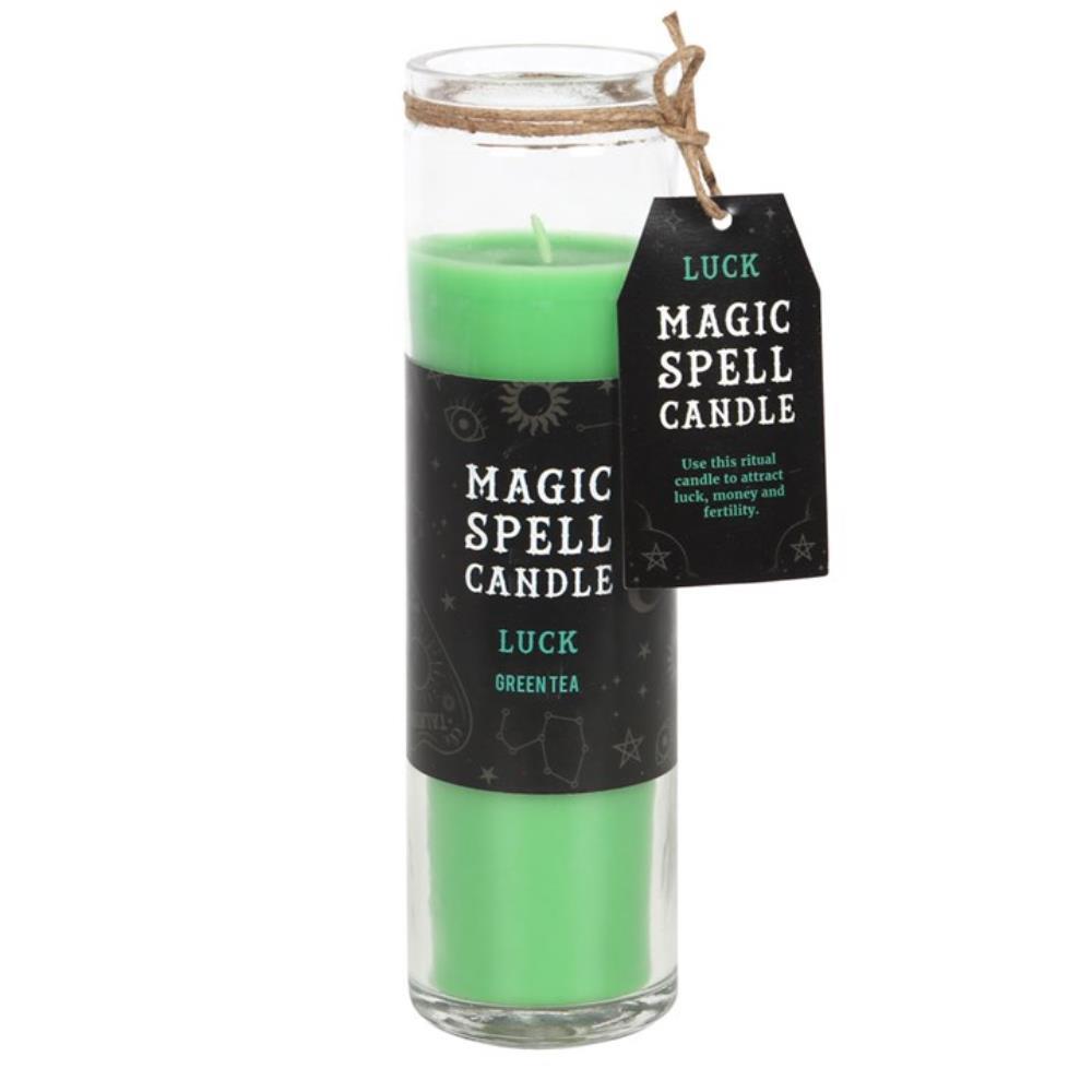 Spell Tube Candle "Luck - Green Tea"