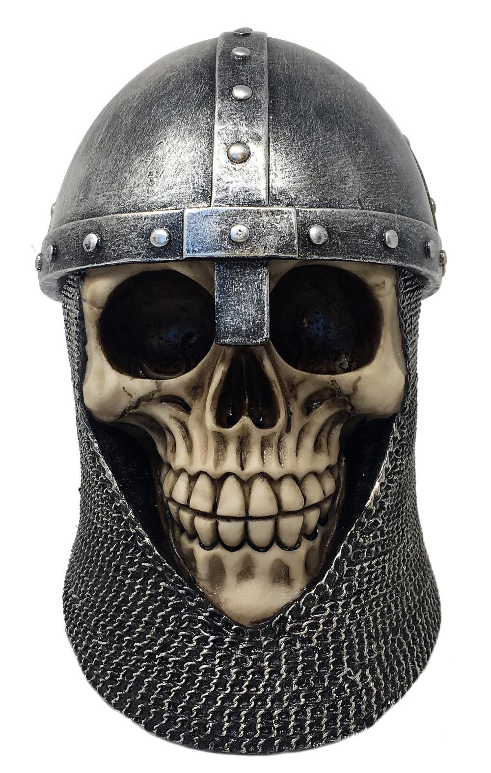 Totenkopf im Ritterhelm